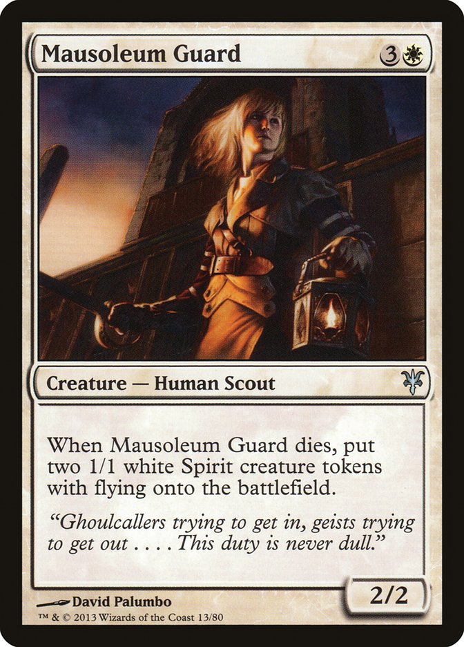 Mausoleum Guard [Duel Decks: Sorin vs. Tibalt] | Enigma On Main