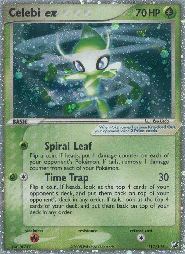 Celebi ex (117/115) [EX: Unseen Forces] | Enigma On Main