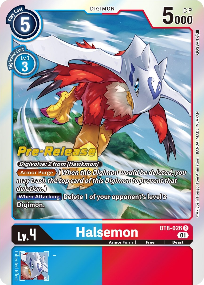 Halsemon [BT8-026] [New Awakening Pre-Release Cards] | Enigma On Main