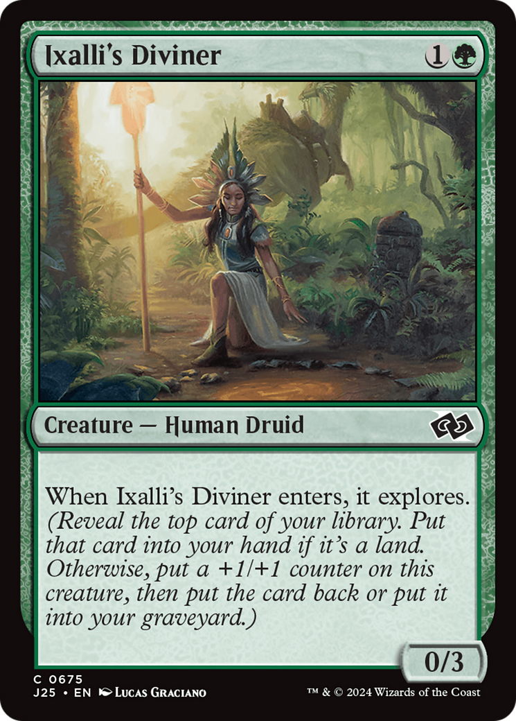 Ixalli's Diviner [Foundations Jumpstart] | Enigma On Main