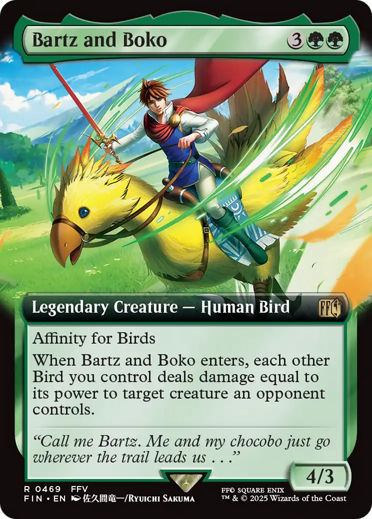 Bartz and Boko (Extended Art) [FINAL FANTASY] | Enigma On Main