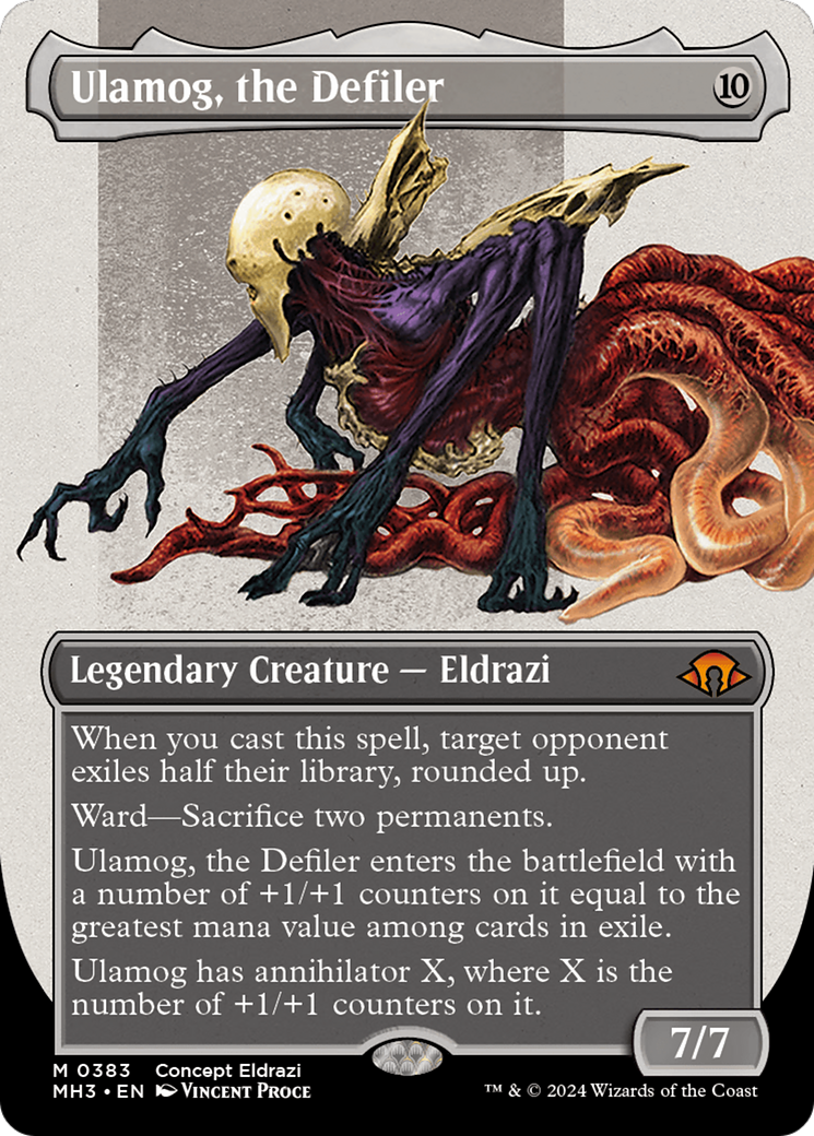 Ulamog, the Defiler (Borderless) (Serialized) [Modern Horizons 3] | Enigma On Main