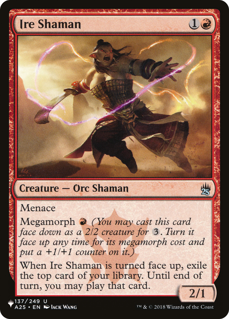 Ire Shaman [The List Reprints] | Enigma On Main