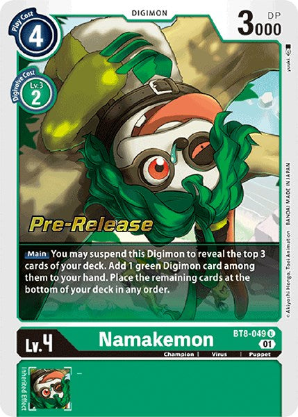 Namakemon [BT8-049] [New Awakening Pre-Release Cards] | Enigma On Main