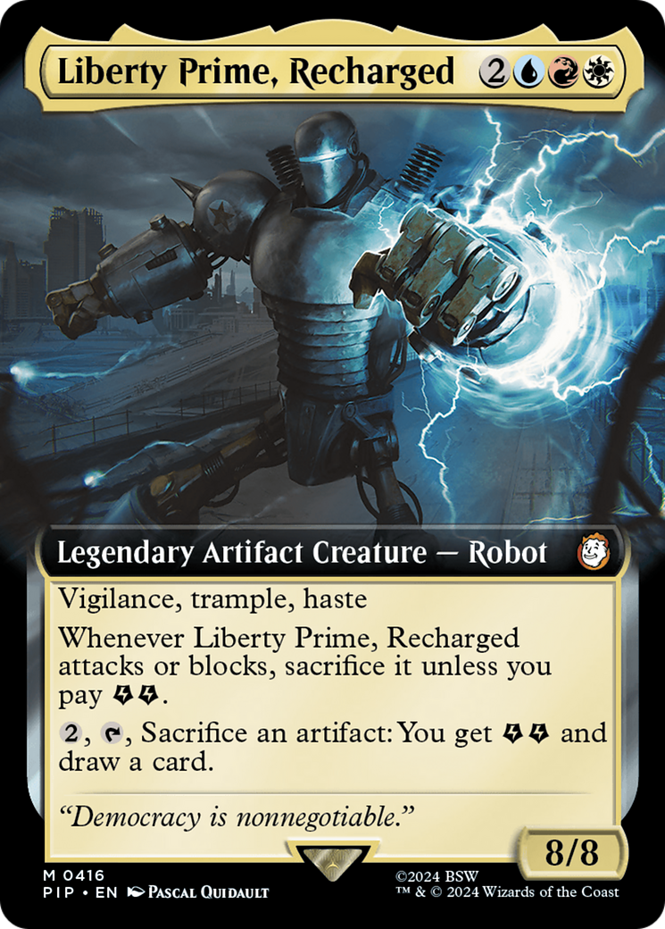 Liberty Prime, Recharged (Extended Art) [Fallout] | Enigma On Main