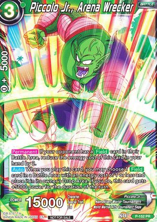 Piccolo Jr., Arena Wrecker (Power Booster: World Martial Arts Tournament) (P-152) [Promotion Cards] | Enigma On Main