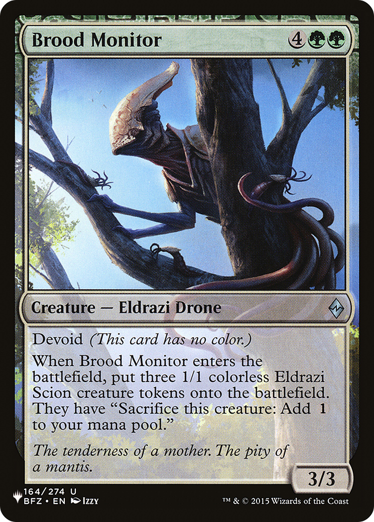 Brood Monitor [The List Reprints] | Enigma On Main