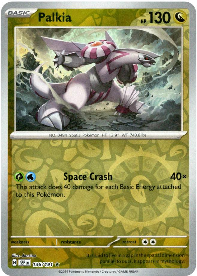 Palkia (136/191) [Scarlet & Violet: Surging Sparks] | Enigma On Main
