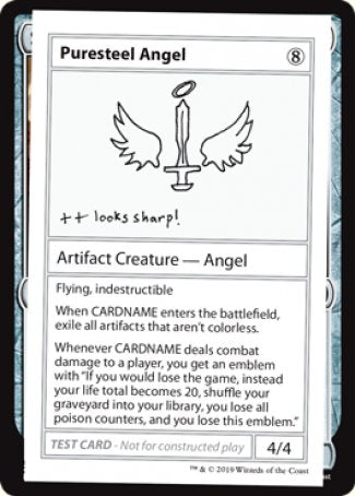 Puresteel Angel (2021 Edition) [Mystery Booster Playtest Cards] | Enigma On Main