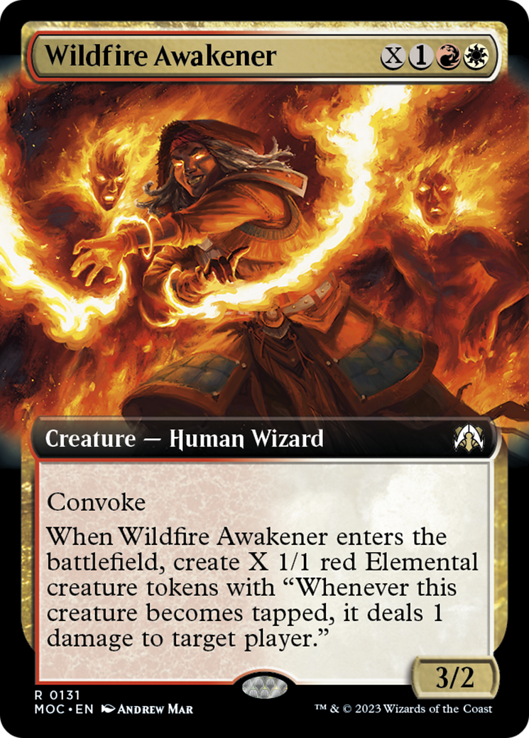 Wildfire Awakener (Extended Art) [March of the Machine Commander] | Enigma On Main