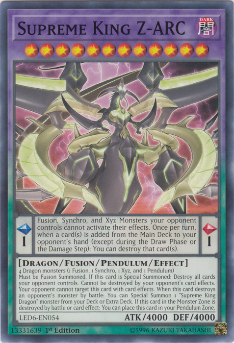 Supreme King Z-ARC [LED6-EN054] Common | Enigma On Main