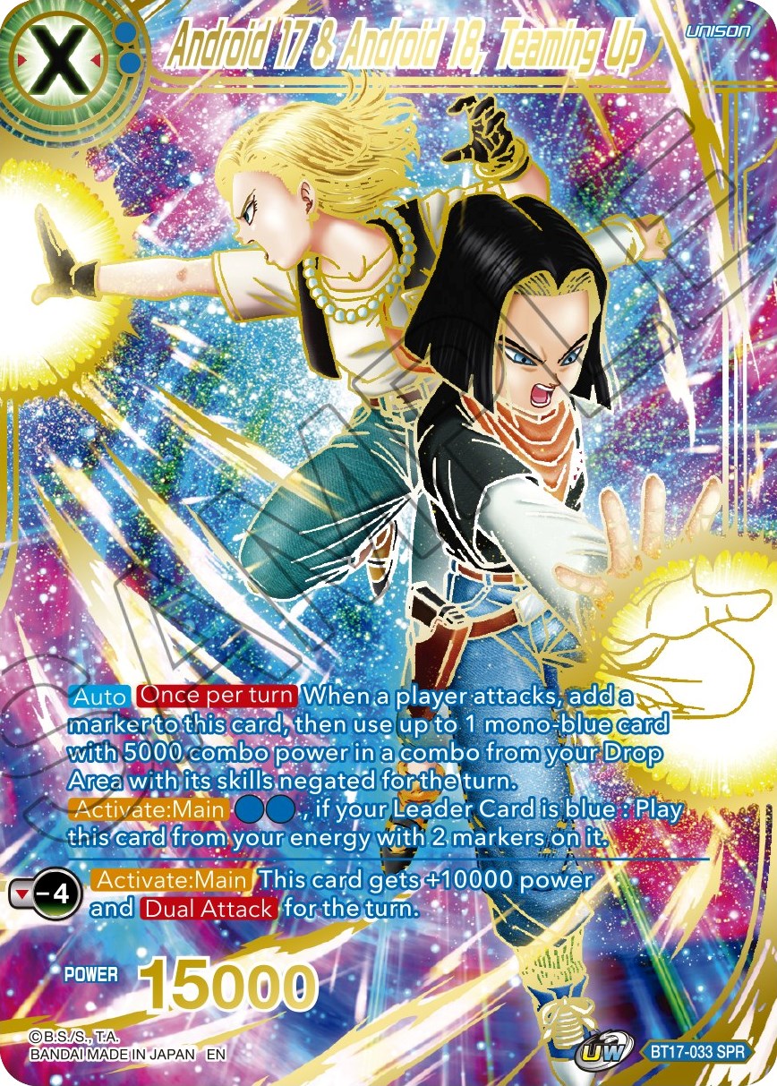 Android 17 & Android 18, Teaming Up (SPR) (BT17-033) [Ultimate Squad] | Enigma On Main