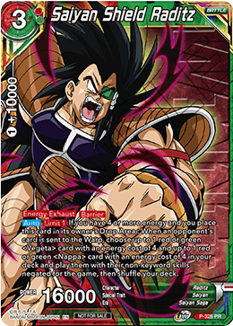 Saiyan Shield Raditz (Winner Stamped) (P-326) [Tournament Promotion Cards] | Enigma On Main