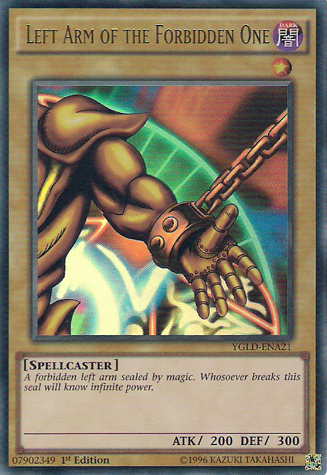 Left Arm of the Forbidden One [YGLD-ENA21] Ultra Rare | Enigma On Main