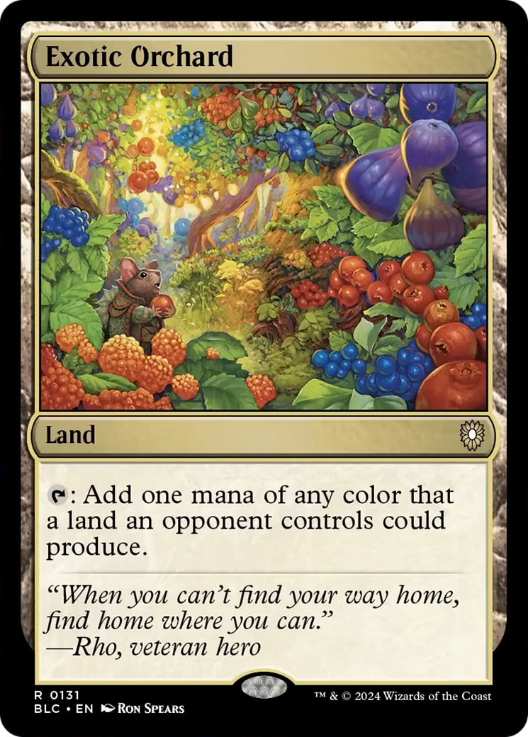 Exotic Orchard [Bloomburrow Commander] | Enigma On Main