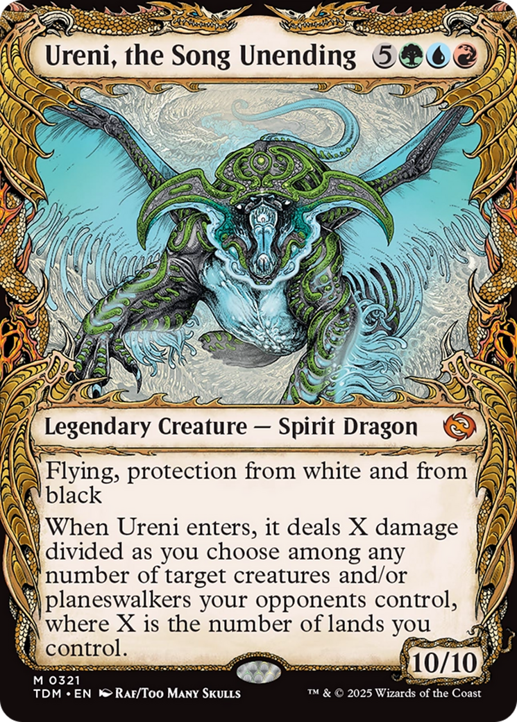 Ureni, the Song Unending (Showcase) [Tarkir: Dragonstorm] | Enigma On Main