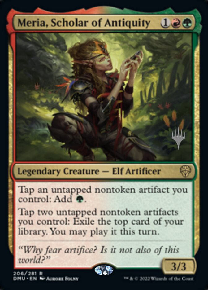 Meria, Scholar of Antiquity (Promo Pack) [Dominaria United Promos] | Enigma On Main