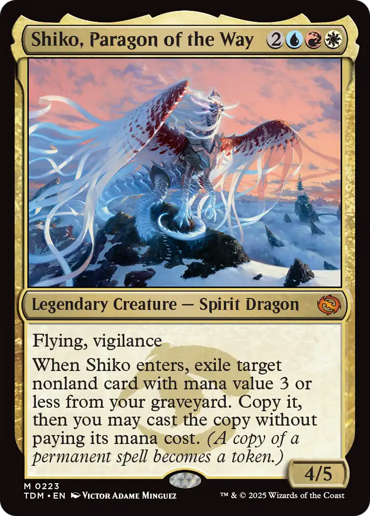 Shiko, Paragon of the Way [Tarkir: Dragonstorm] | Enigma On Main