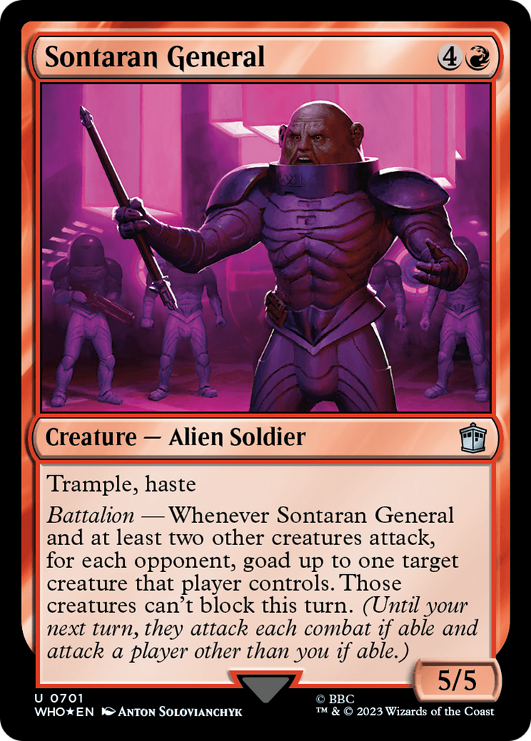 Sontaran General (Surge Foil) [Doctor Who] | Enigma On Main