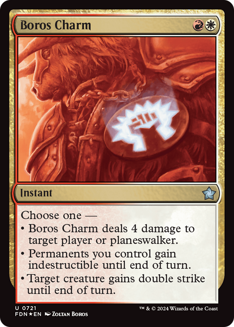 Boros Charm [Foundations] | Enigma On Main