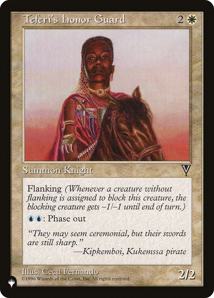 Teferi's Honor Guard [The List Reprints] | Enigma On Main