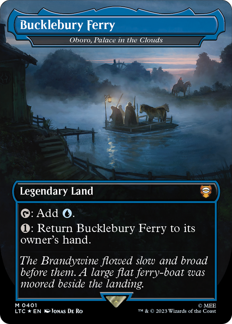 Bucklebury Ferry - Oboro, Palace in the Clouds (Surge Foil Realms and Relics) [The Lord of the Rings: Tales of Middle-Earth Commander] | Enigma On Main