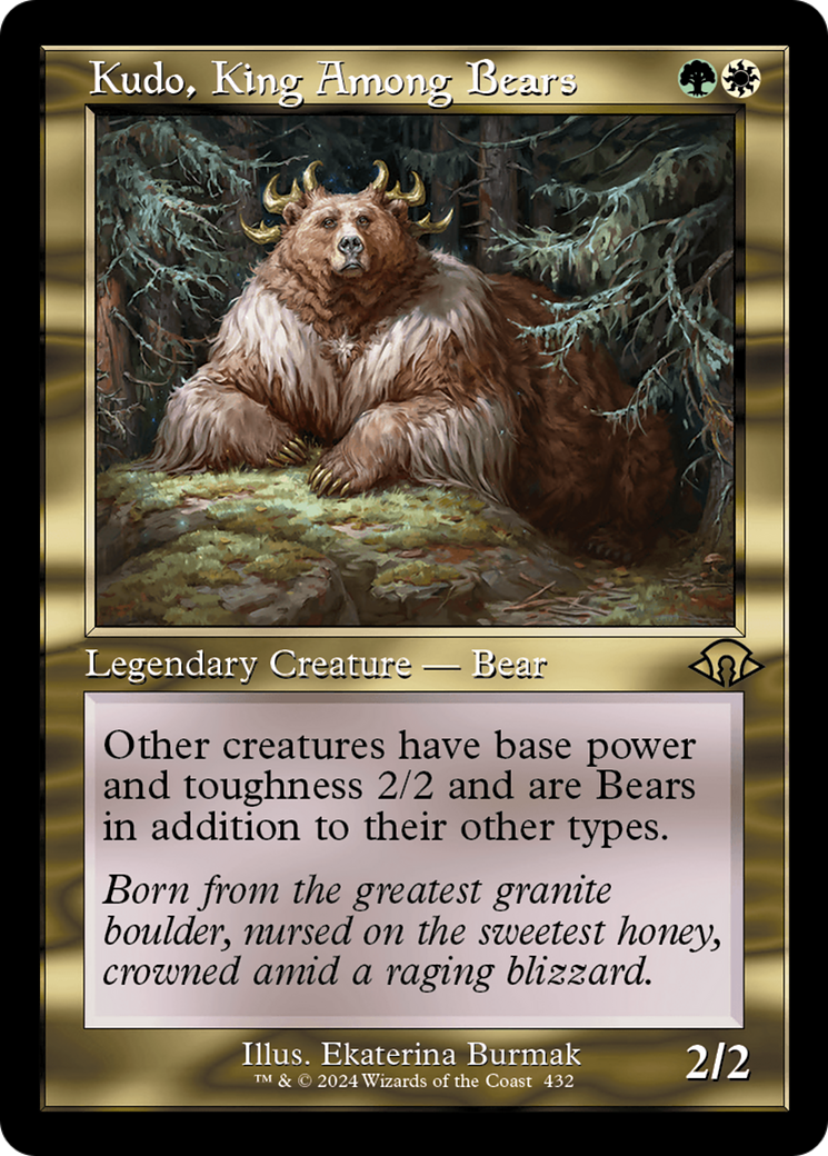Kudo, King Among Bears (Retro) [Modern Horizons 3] | Enigma On Main