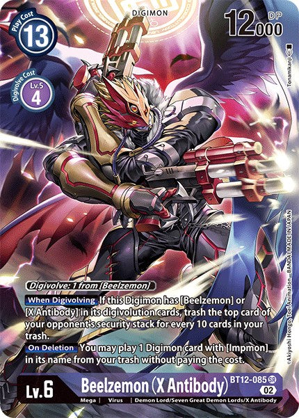 Beelzemon (X Antibody) [BT12-085] (Alternate Art) [Across Time] | Enigma On Main