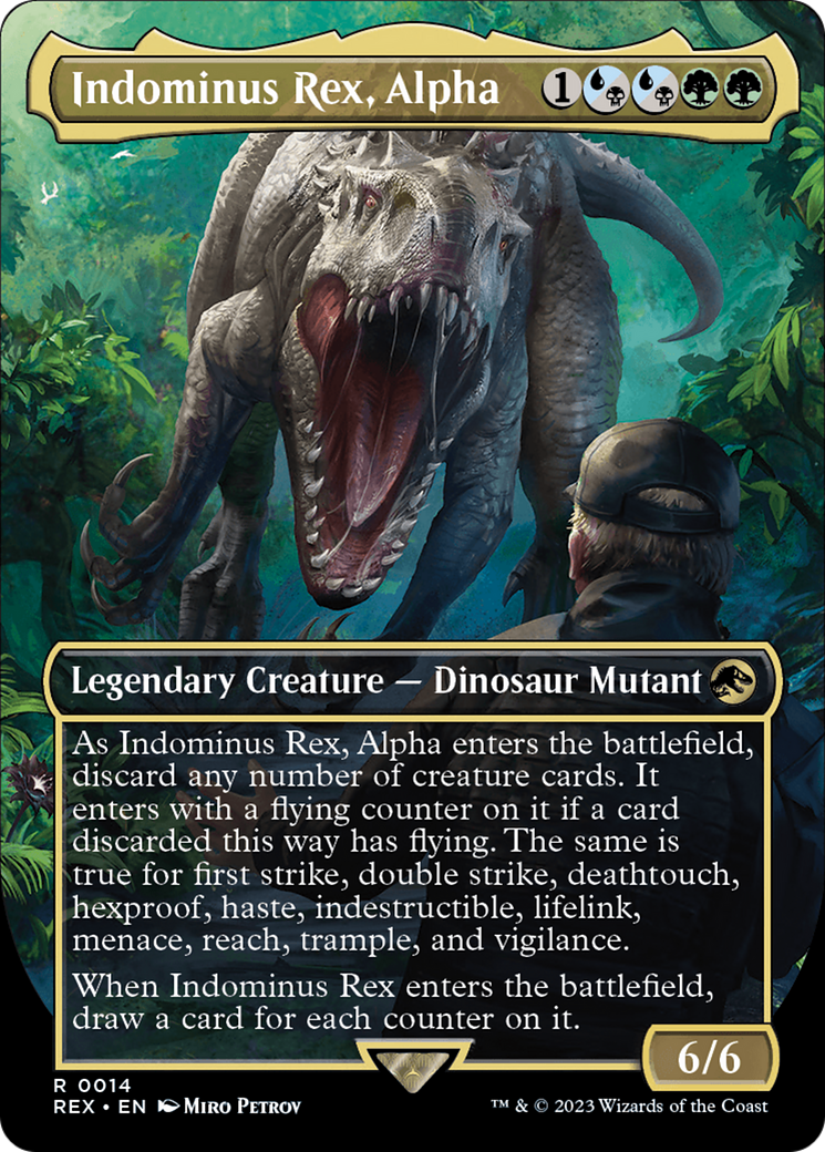 Indominus Rex, Alpha (Borderless) [Jurassic World Collection] | Enigma On Main