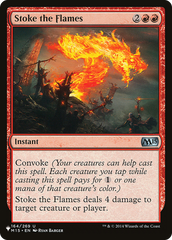 Stoke the Flames [The List Reprints] | Enigma On Main