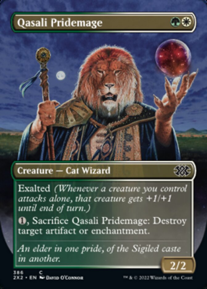 Qasali Pridemage (Borderless Alternate Art) [Double Masters 2022] | Enigma On Main