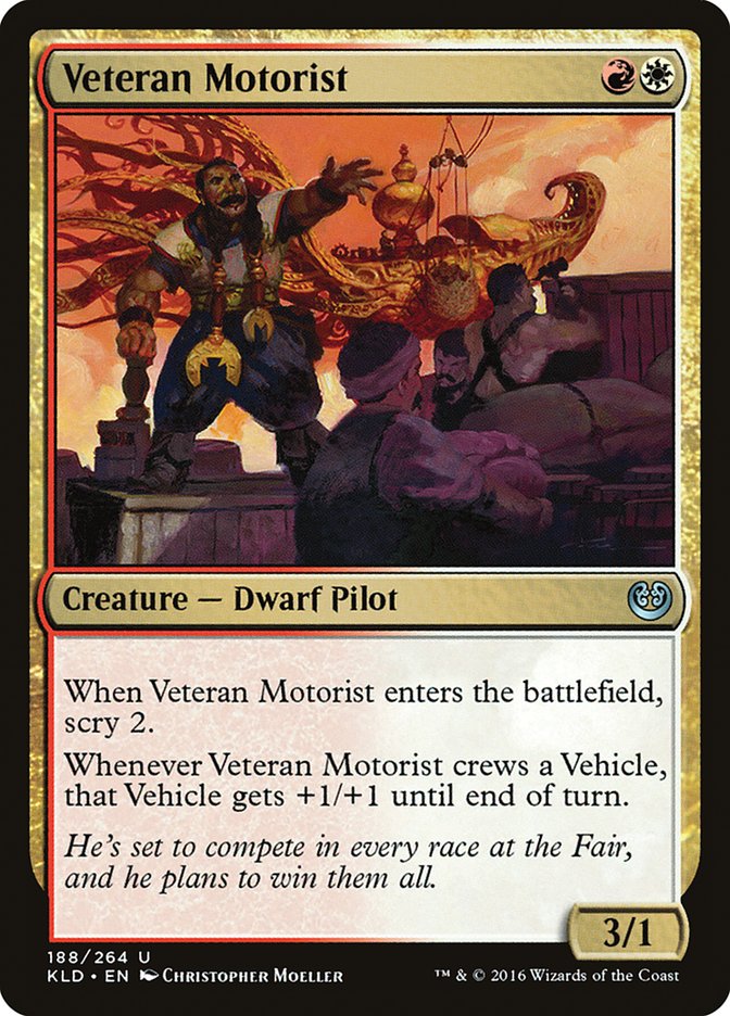 Veteran Motorist [Kaladesh] | Enigma On Main