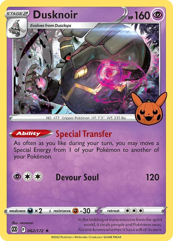 Dusknoir (062/172) [Trick or Trade] | Enigma On Main