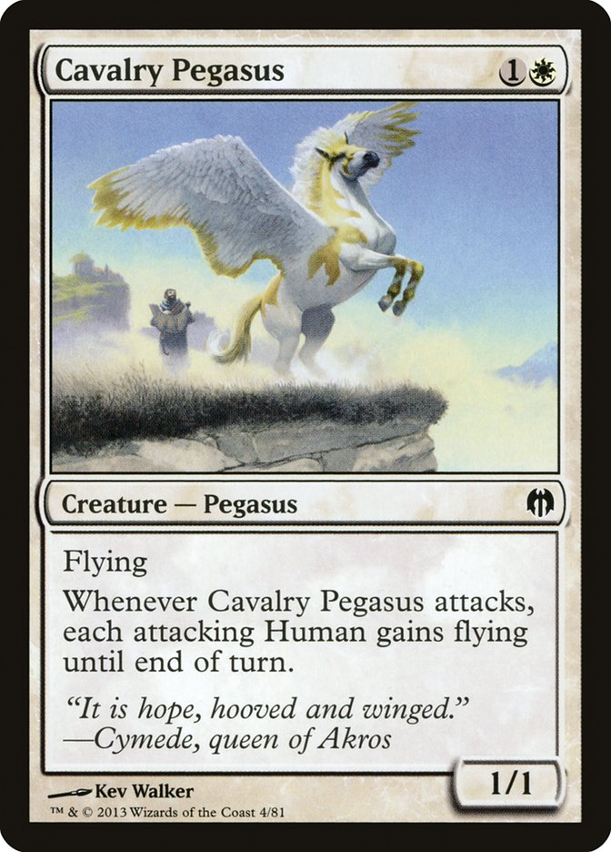 Cavalry Pegasus [Duel Decks: Heroes vs. Monsters] | Enigma On Main