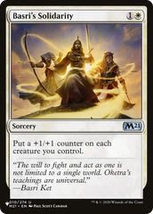 Basri's Solidarity [The List Reprints] | Enigma On Main