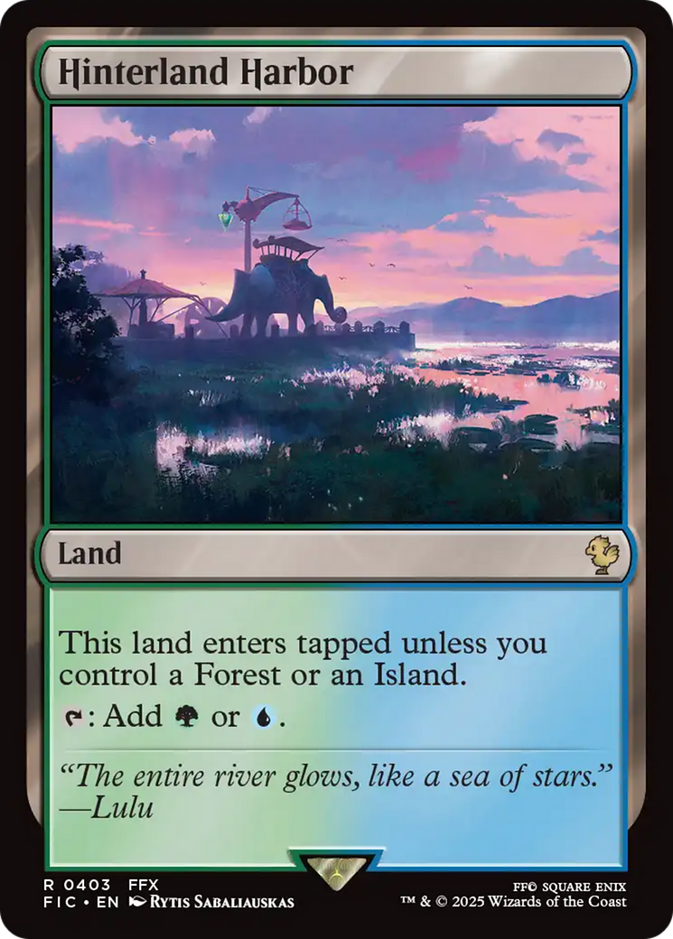 Hinterland Harbor [FINAL FANTASY Commander] | Enigma On Main