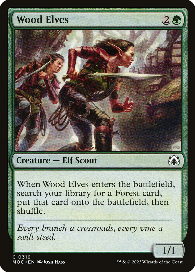 Wood Elves [March of the Machine Commander] | Enigma On Main