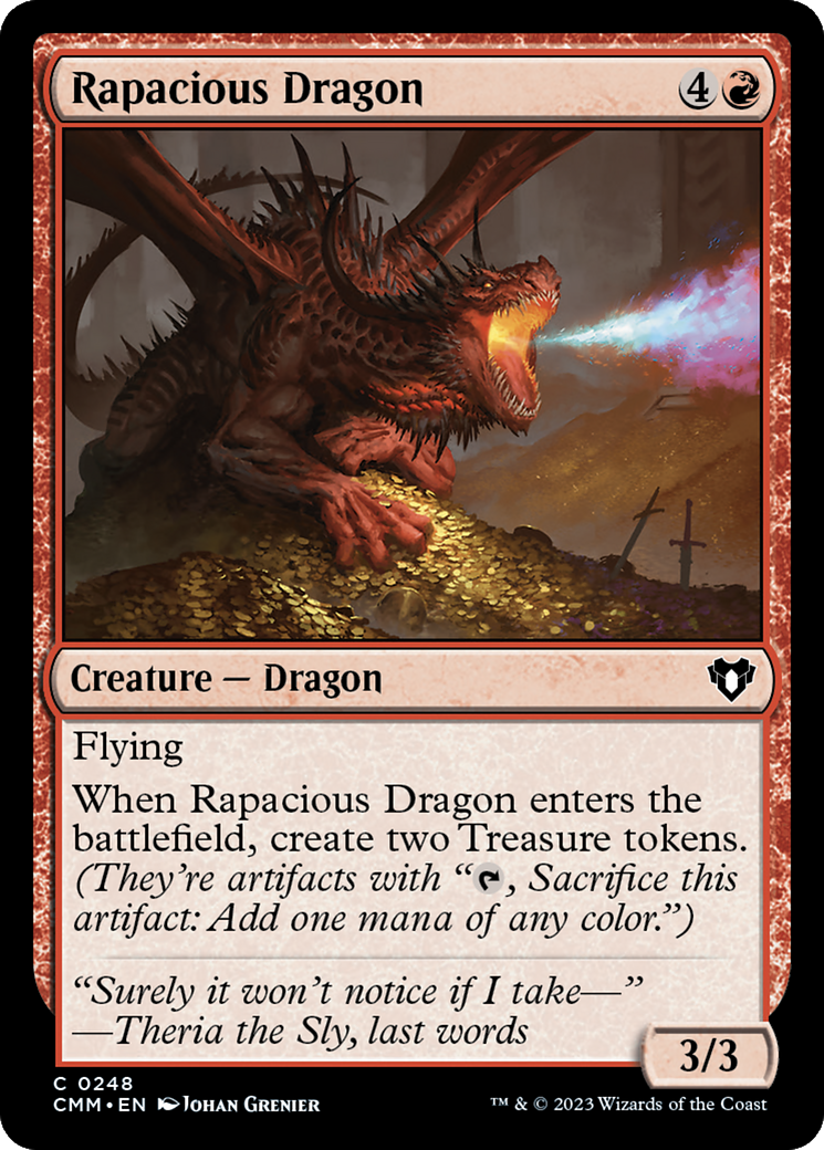 Rapacious Dragon [Commander Masters] | Enigma On Main