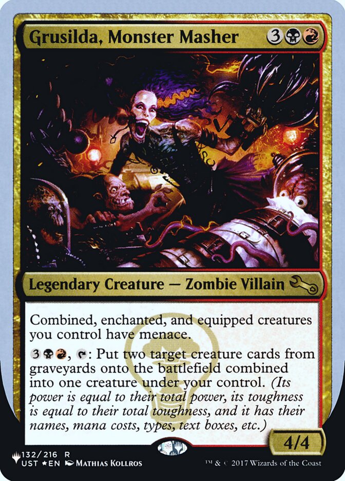Grusilda, Monster Masher (Unfinity Foil Edition) [The List] | Enigma On Main