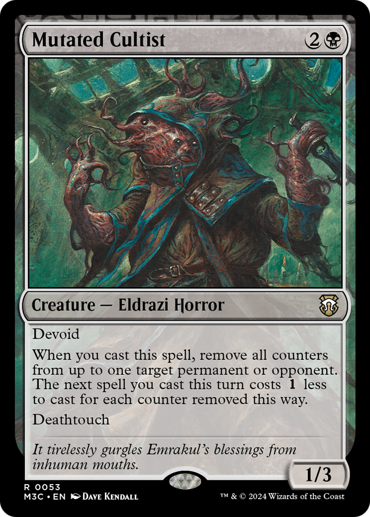 Mutated Cultist [Modern Horizons 3 Commander] | Enigma On Main