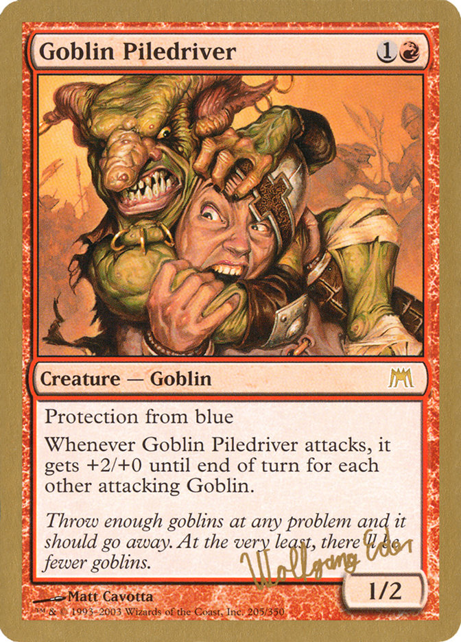 Goblin Piledriver (Wolfgang Eder) [World Championship Decks 2003] | Enigma On Main