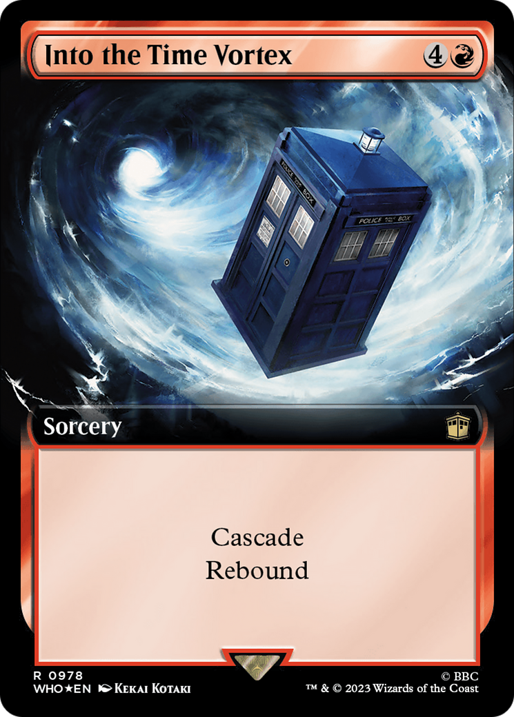 Into the Time Vortex (Extended Art) (Surge Foil) [Doctor Who] | Enigma On Main