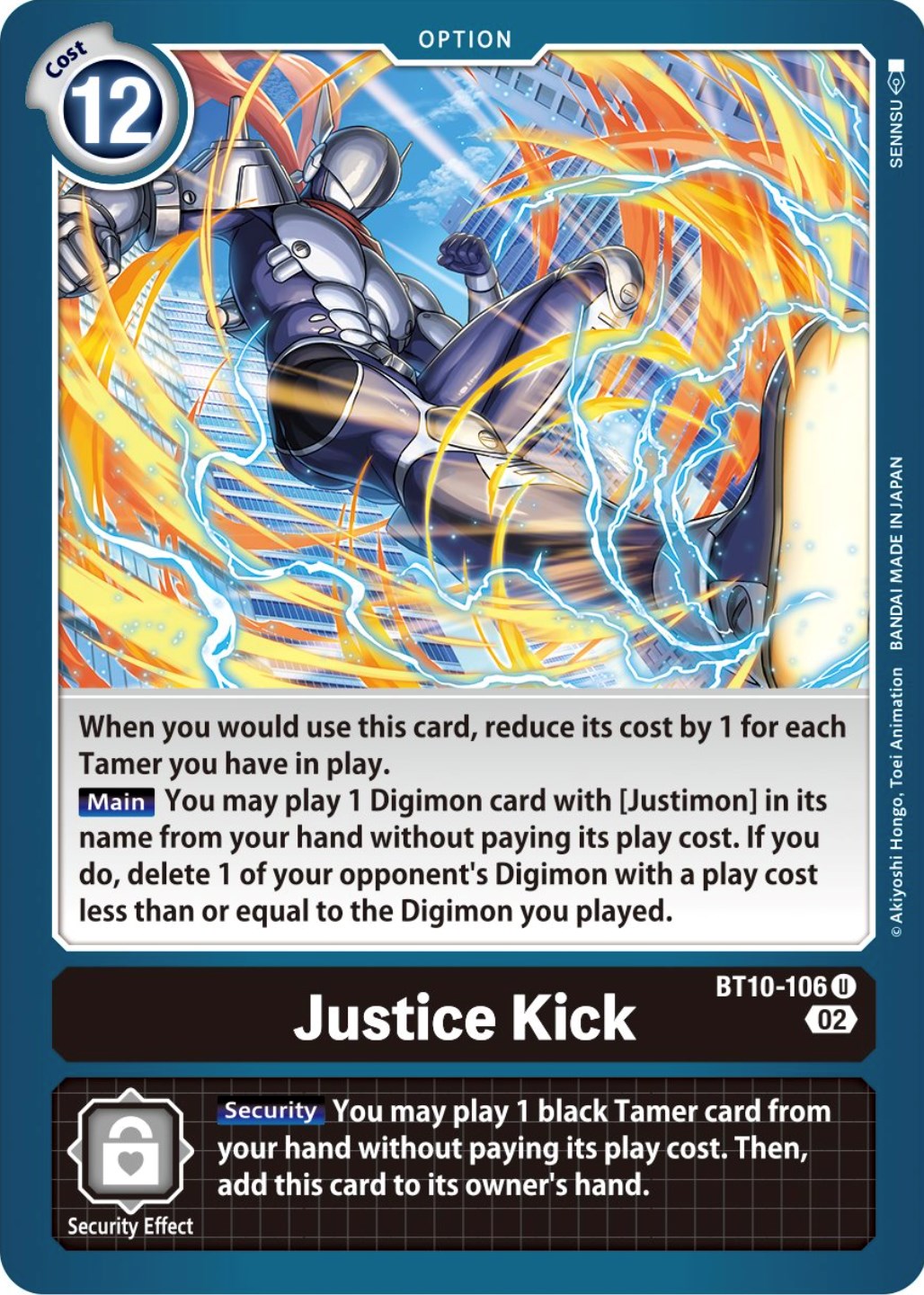 Justice Kick [BT10-106] [Xros Encounter] | Enigma On Main