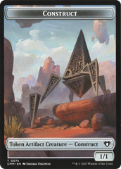 Thopter // Construct (0074) Double-Sided Token [Commander Masters Tokens] | Enigma On Main