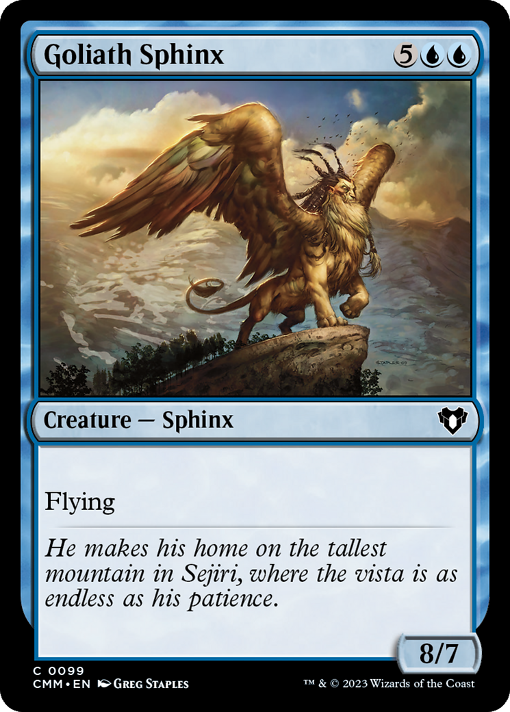 Goliath Sphinx [Commander Masters] | Enigma On Main