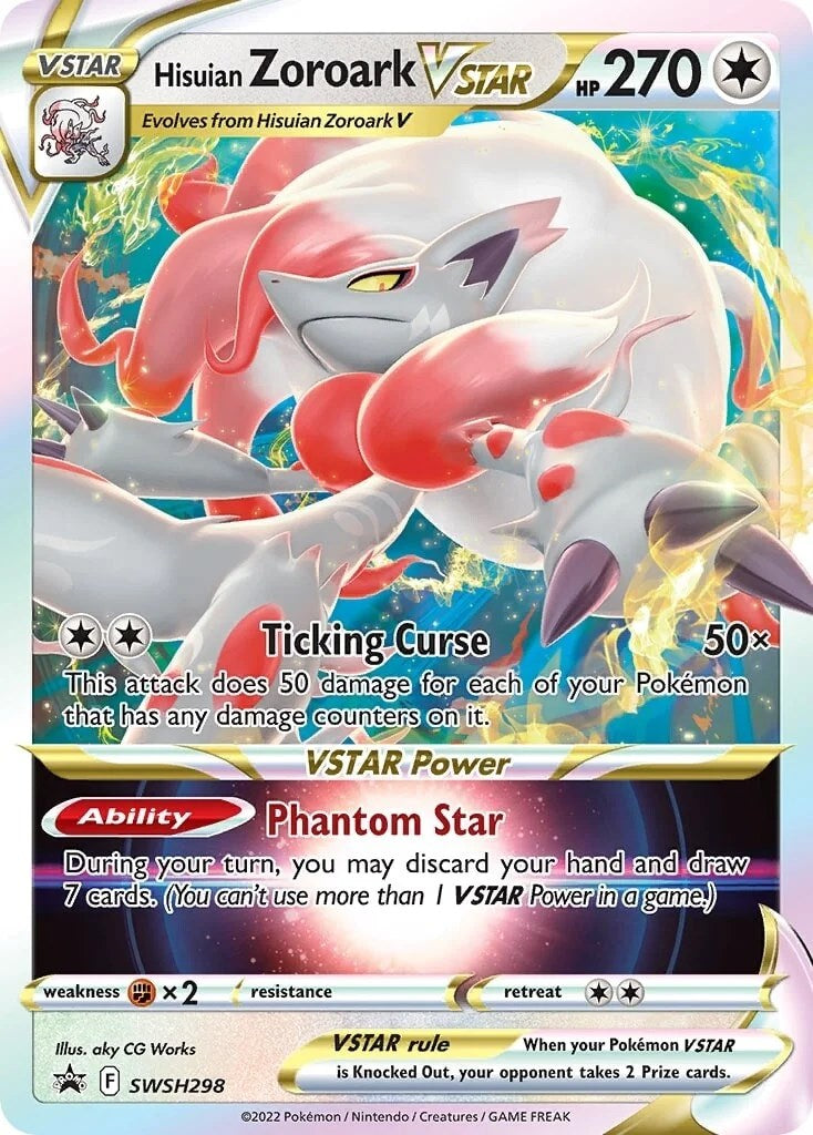 Hisuian Zoroark VSTAR (SWSH298) (Jumbo Card) [Sword & Shield: Lost Origin] | Enigma On Main