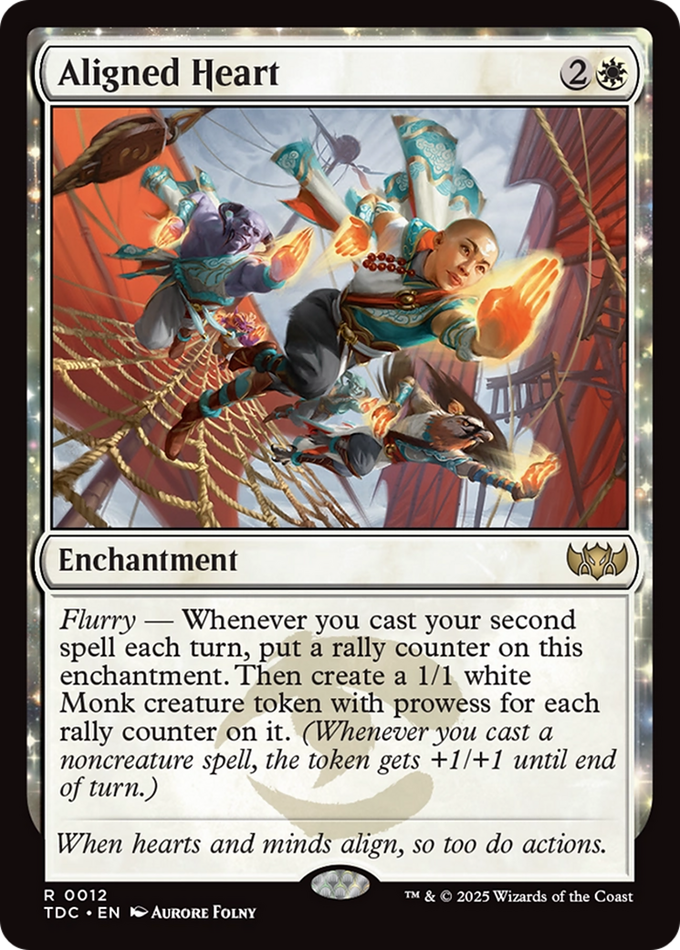 Aligned Heart [Tarkir: Dragonstorm Commander] | Enigma On Main