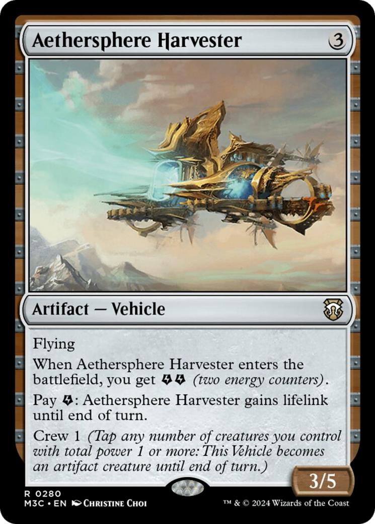 Aethersphere Harvester [Modern Horizons 3 Commander] | Enigma On Main