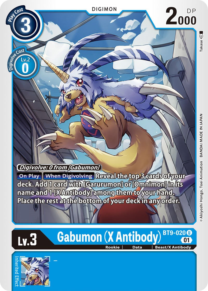 Gabumon (X Antibody) [BT9-020] [X Record] | Enigma On Main