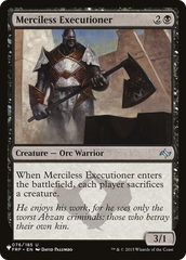 Merciless Executioner [The List Reprints] | Enigma On Main